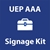 UEP Signage Kit AAA - UEP_AAA_KIT 